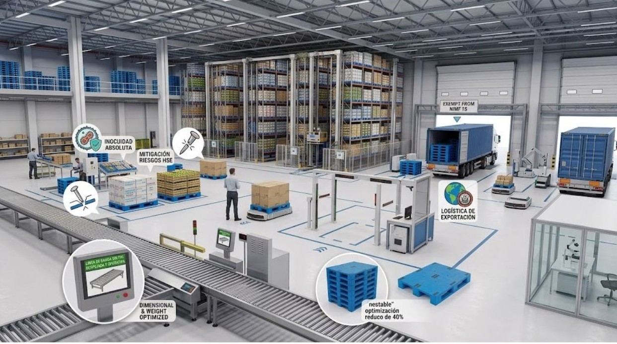 Paletas de Polipropileno. Eficiencia Logística, Rentabilidad Estratégica y Sostenibilidad Industrial