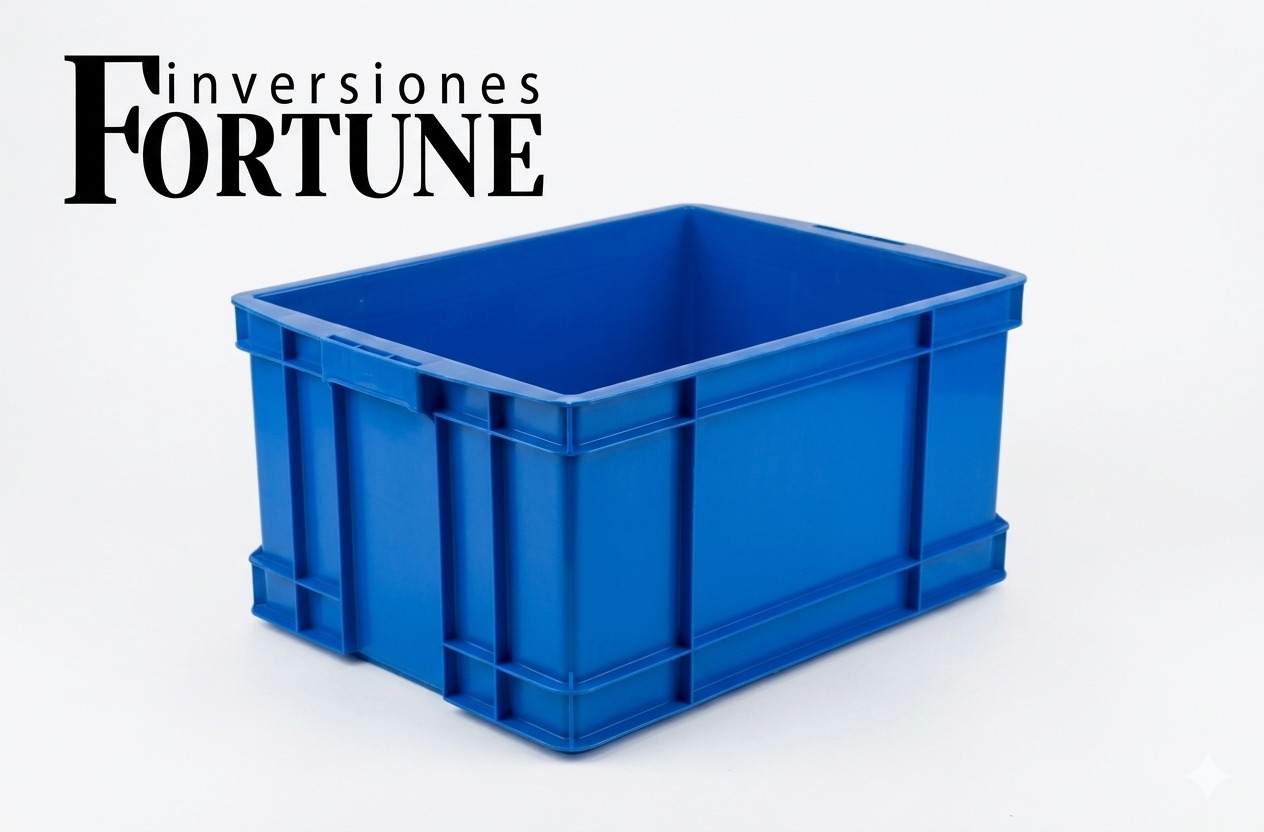 Canastilla Cerrada Industrial de Polipropileno (PP) Virgen